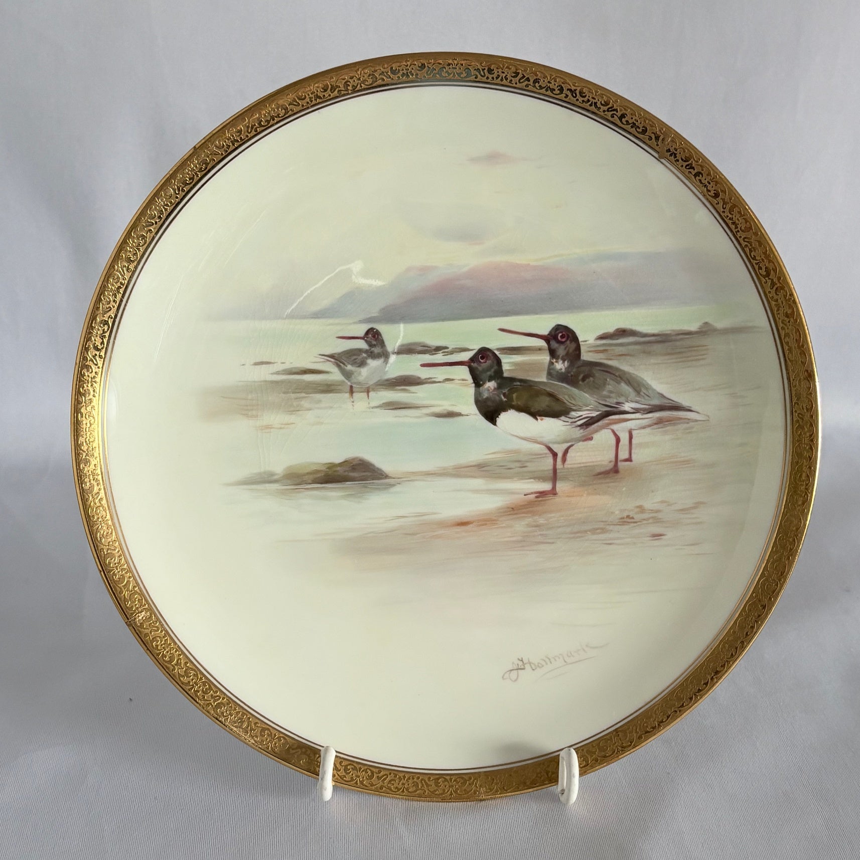 Set of Six Royal Doulton Joseph Hancock Bird Plates