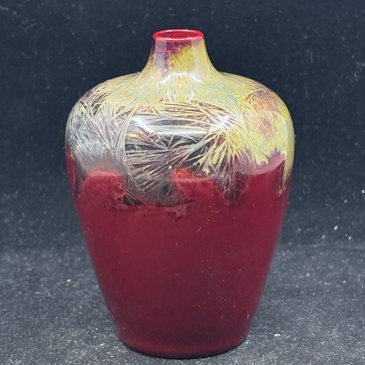 Bernard Moore Crystalline Flambe Vase - WILLIAM CROSS