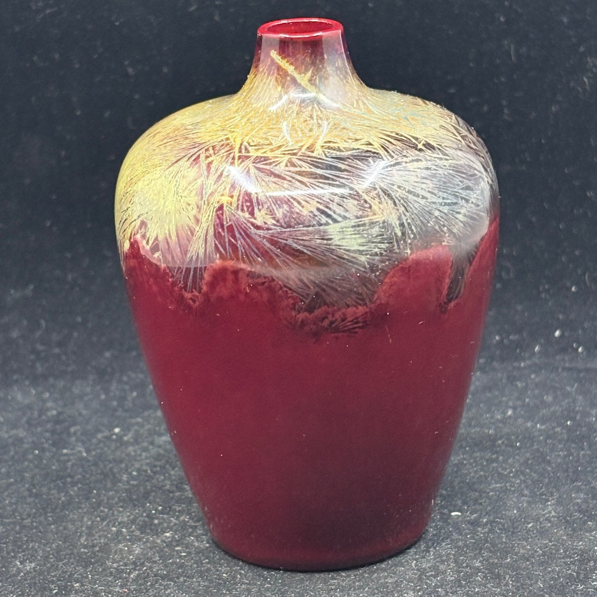Bernard Moore Crystalline Flambe Vase - WILLIAM CROSS