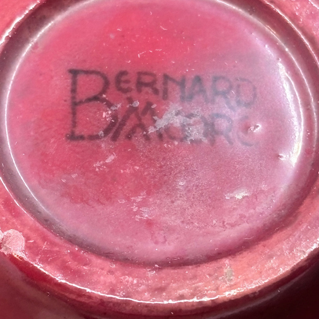 Bernard Moore Crystaline Flambe Vase