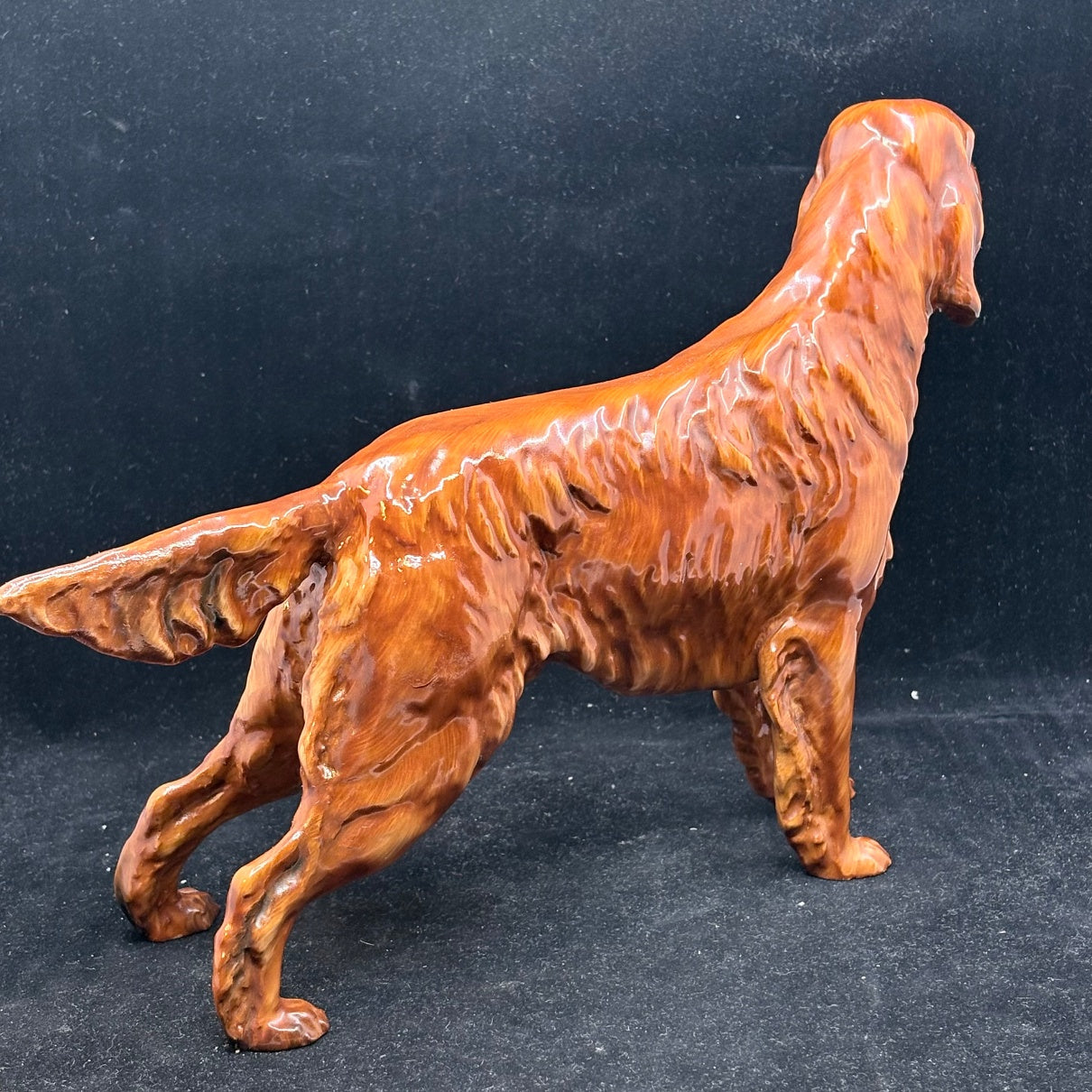 Royal Doulton Large Size Irish Setter HN1054, 7.5" tall