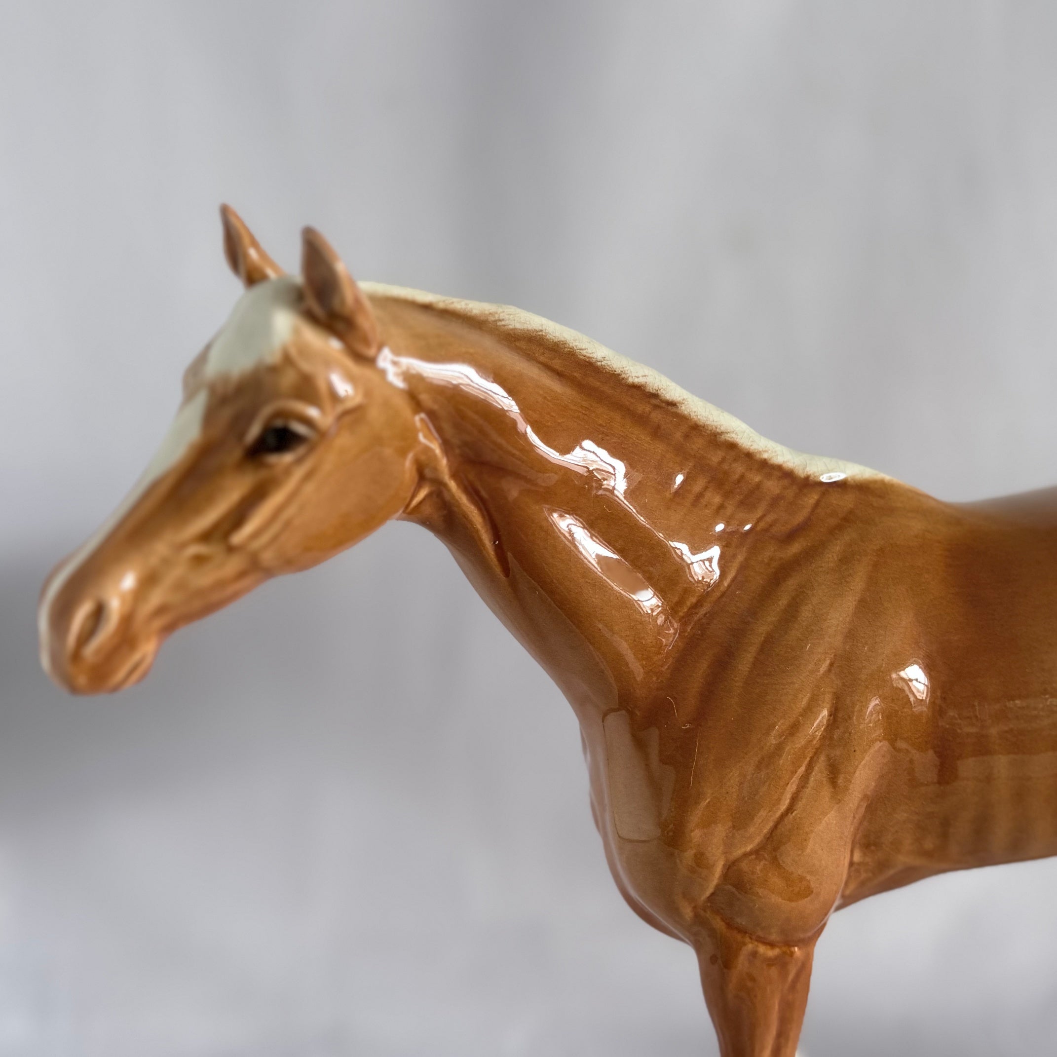 Beswick Large Racehorse Model 1564 Palomino Gloss Rare Colourway 1959–1982