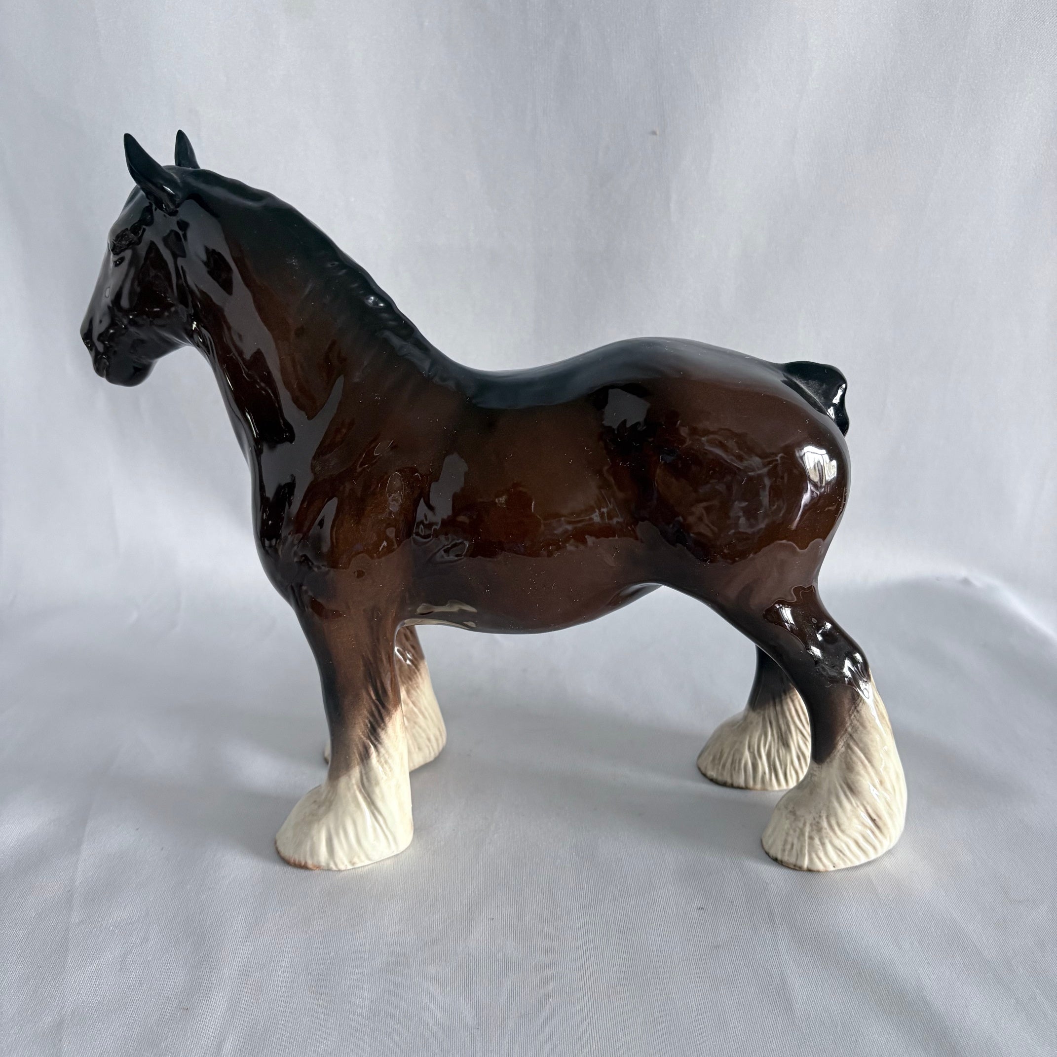 Beswick Shire Mare Model 818 Brown Gloss