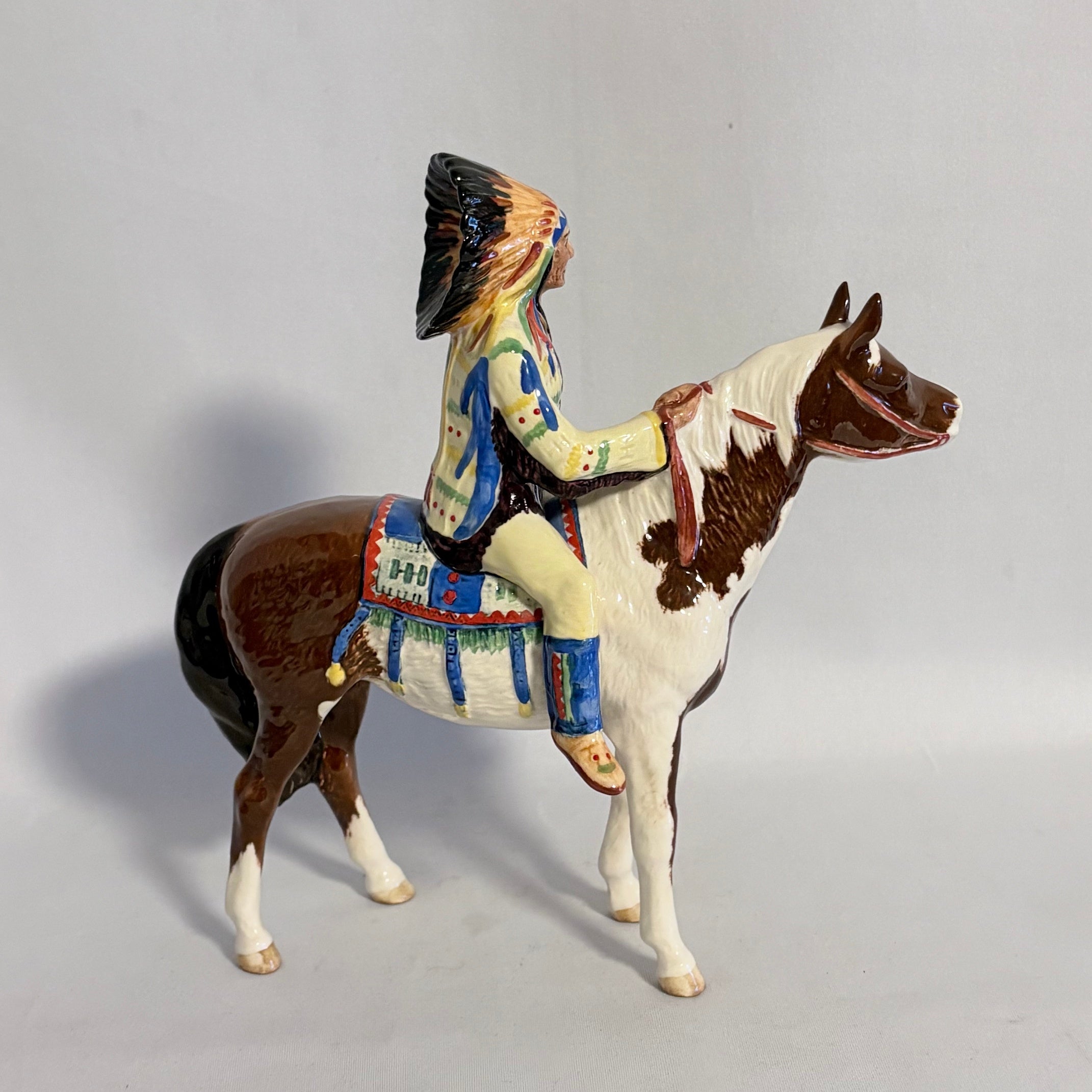 Beswick Mounted Indian Model 1391 Skewbald