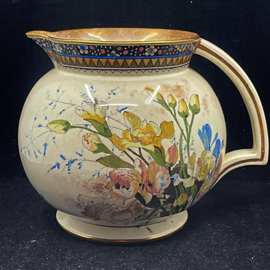 Royal Doulton Burslen Floral Spray Pitcher - William Cross