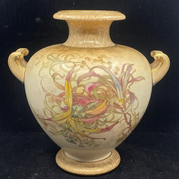 Early Doulton BurlsemTwin Handle Vase - William Cross