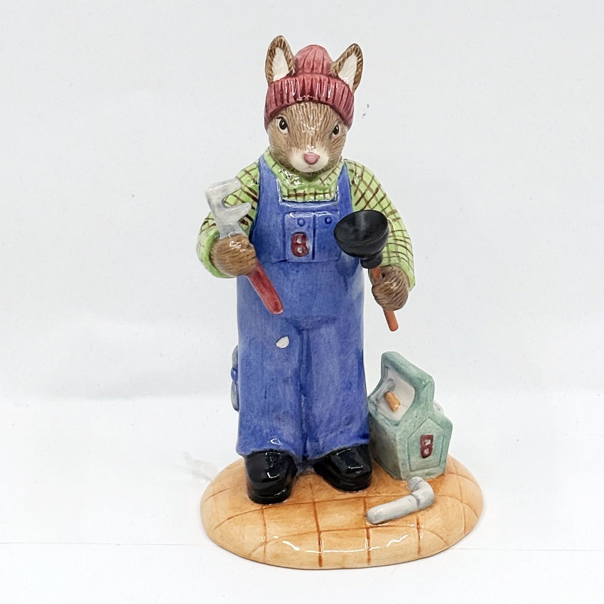 Royal Doulton Bunnykins Plumber DB378 – Professionals Series