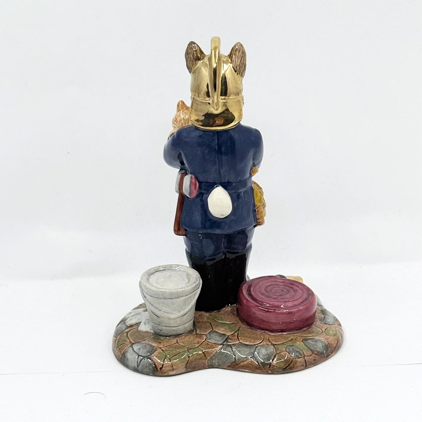 Royal Doulton Bunnykins Fireman DB376 – Special Gold Edt - Ltd Ed 100