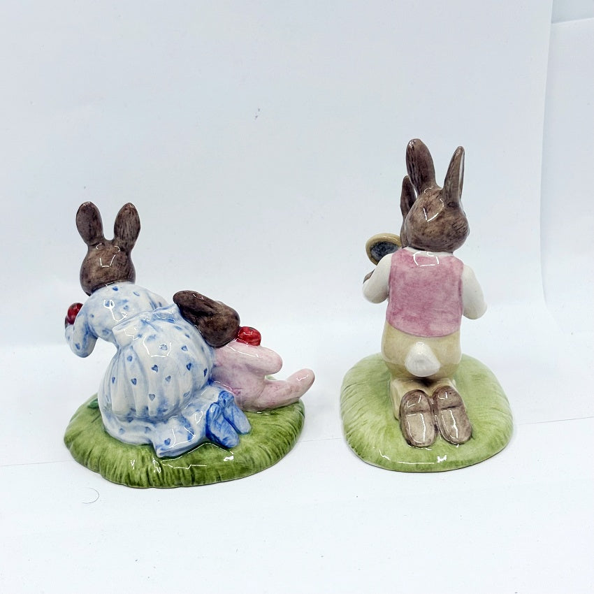 Royal Doulton Bunnykins Tennis & Strawberries DB278/277 – Ltd Ed 3000