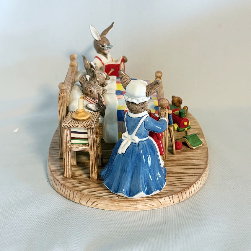 Royal Doulton Bunnykins Bedtime Story DB499 – Ltd Ed 500 tableau