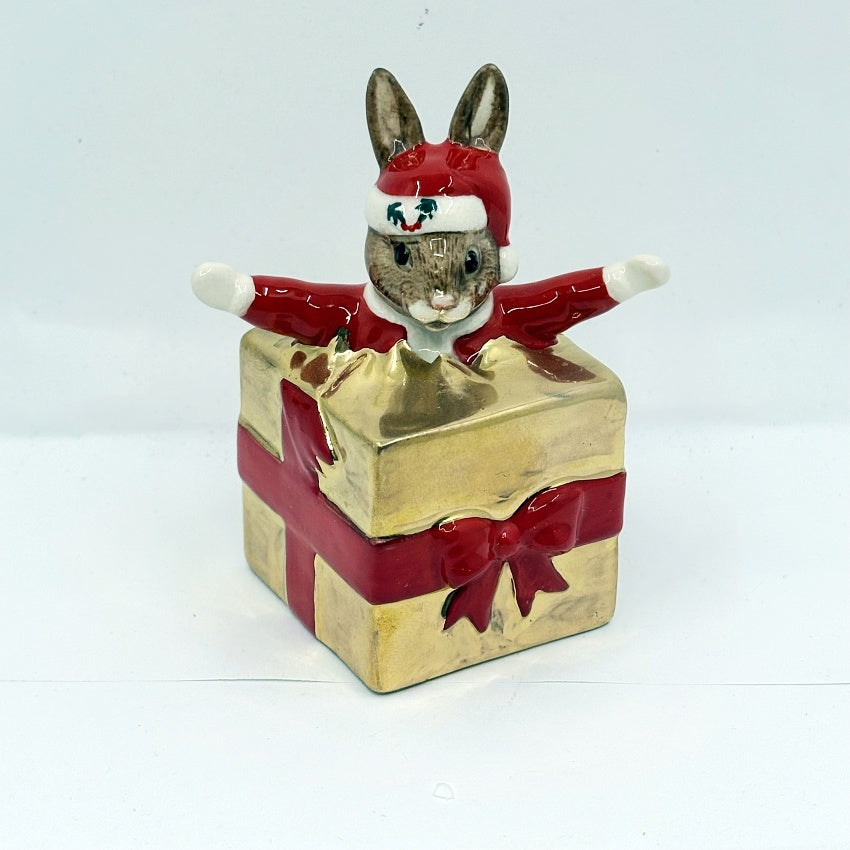 Royal Doulton Bunnykins Christmas Surprise DB146 – Ltd Ed 50/4