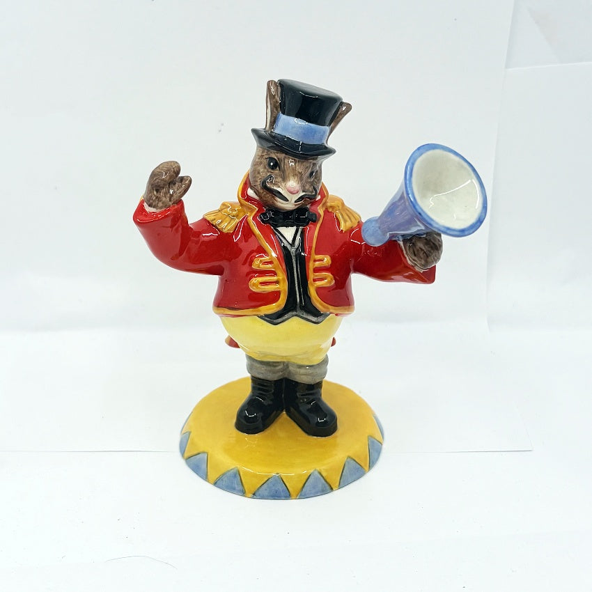 Royal Doulton Bunnykins Clown Collection-Rudolph Ringmaster, Clarissa, Clarence & Tino the Trixter DB330, 331, 332, 333 – Events 2005