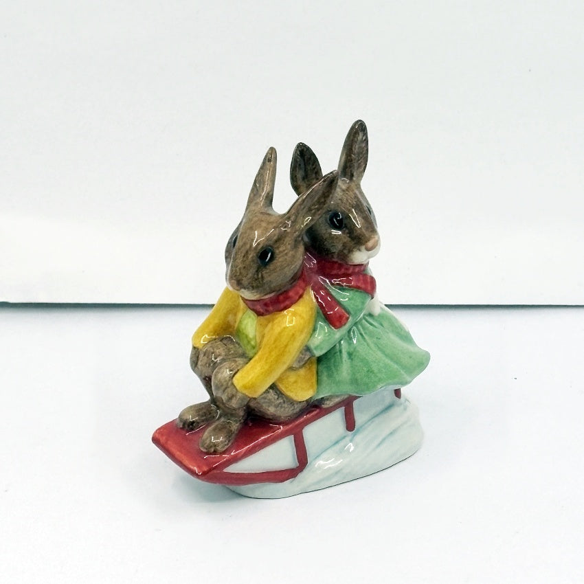 Royal Doulton Bunnykins Sleigh Ride DB81