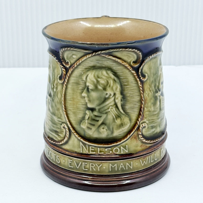 Royal Doulton Lambeth Lord Nelson Mug