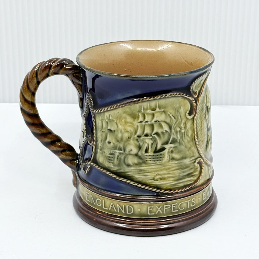 Royal Doulton Lambeth Lord Nelson Mug