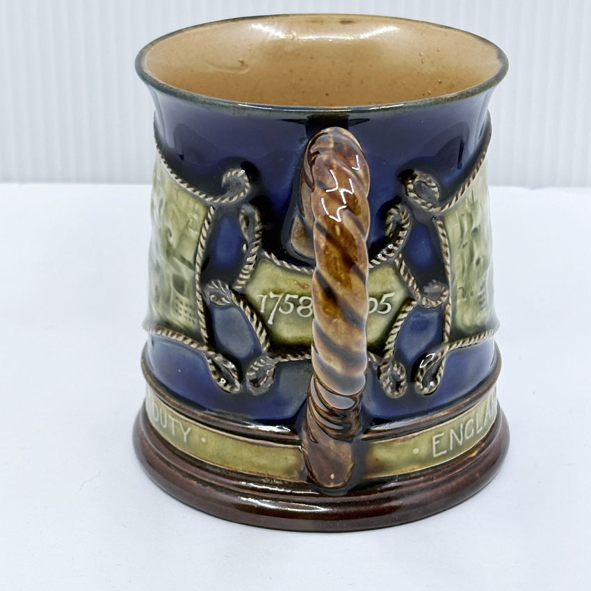 Royal Doulton Lambeth Lord Nelson Mug