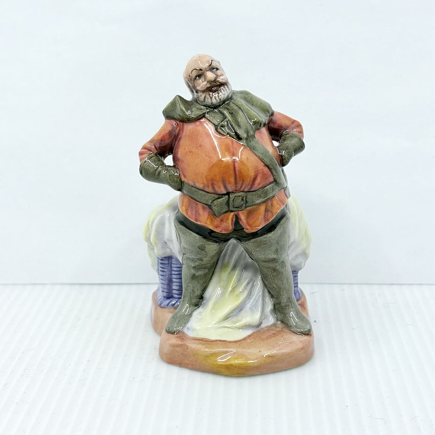 Royal Doulton Figurine Miniature Collection , Falstaff, Town Crier, Jester & Good King