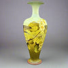 Doulton Lambeth Faience Floral Bird Vase - William Cross