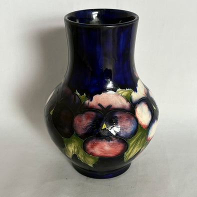 William Moorcroft Pansy Vase