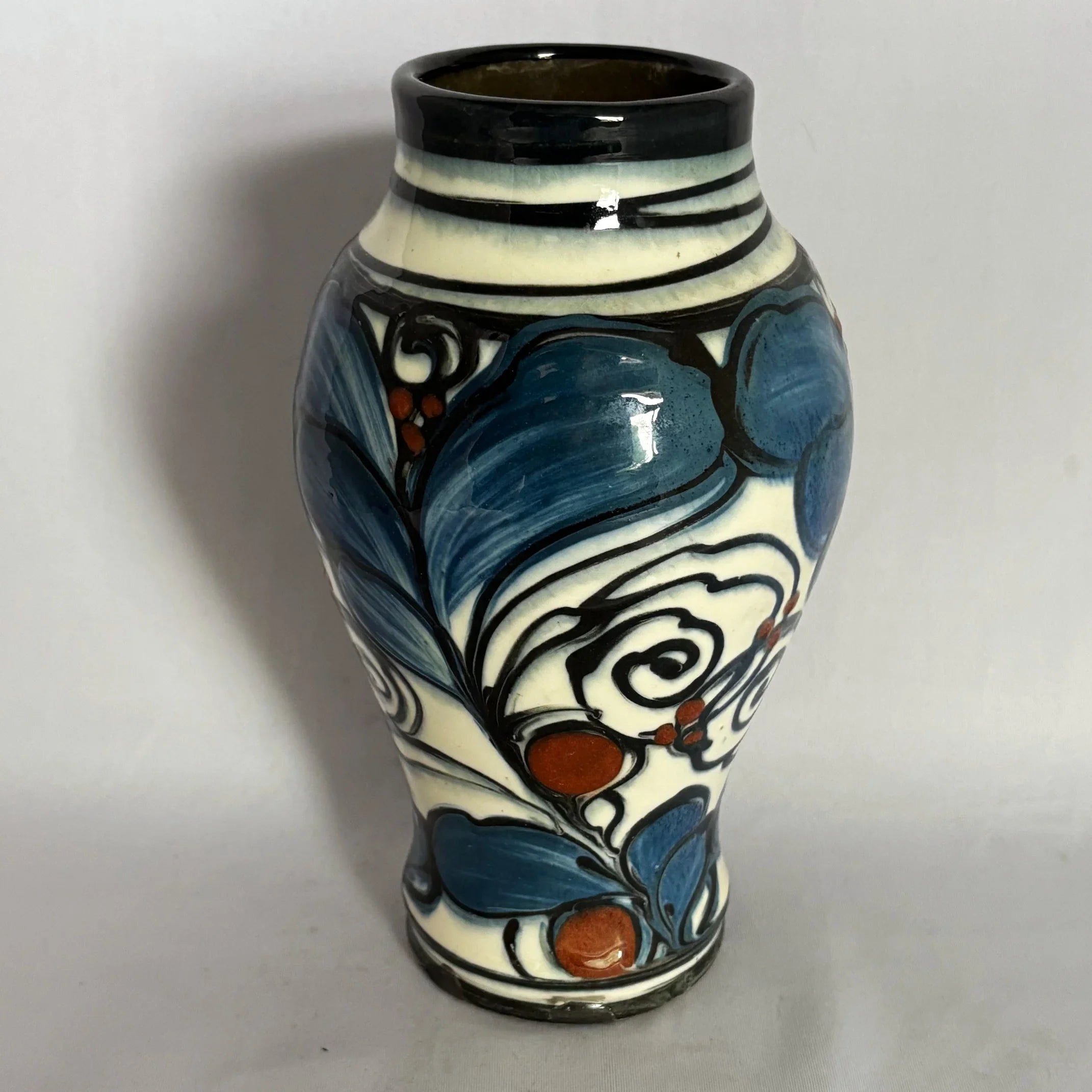 Herman Kahler Pottery Vase Vase - William Cross