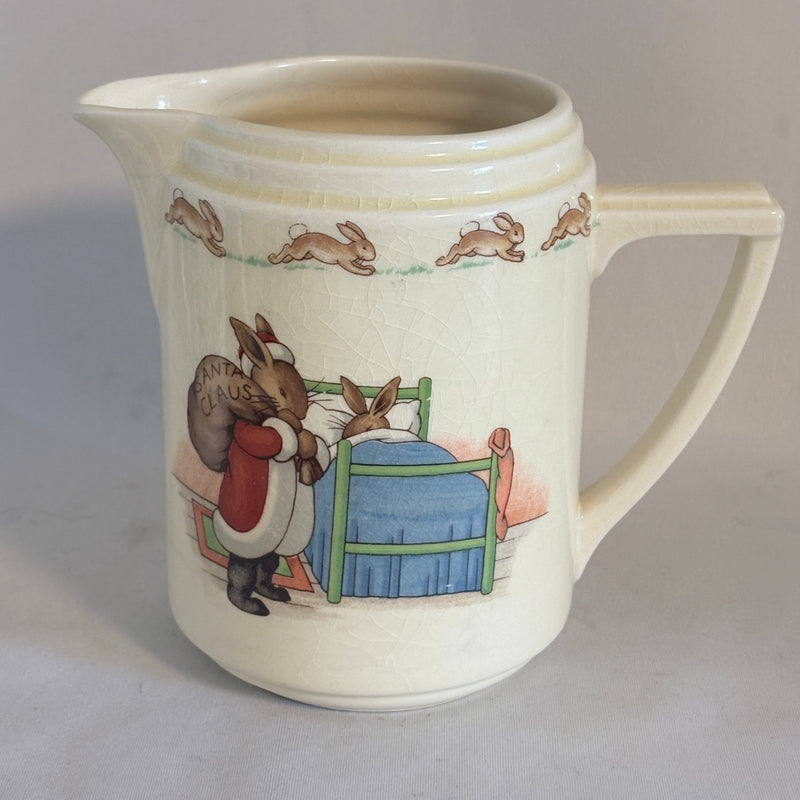 Family at Breakfast/Santa Claus Casino Jug Royal Doulton Bunnykins