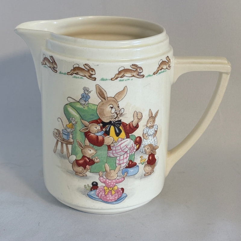 Story time/Pressing Trousers Casino Jug Royal Doulton Bunnykins