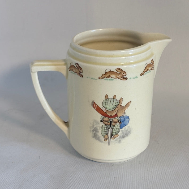 Family at Breakfast/Cycling Casino Jug Royal Doulton Bunnykins