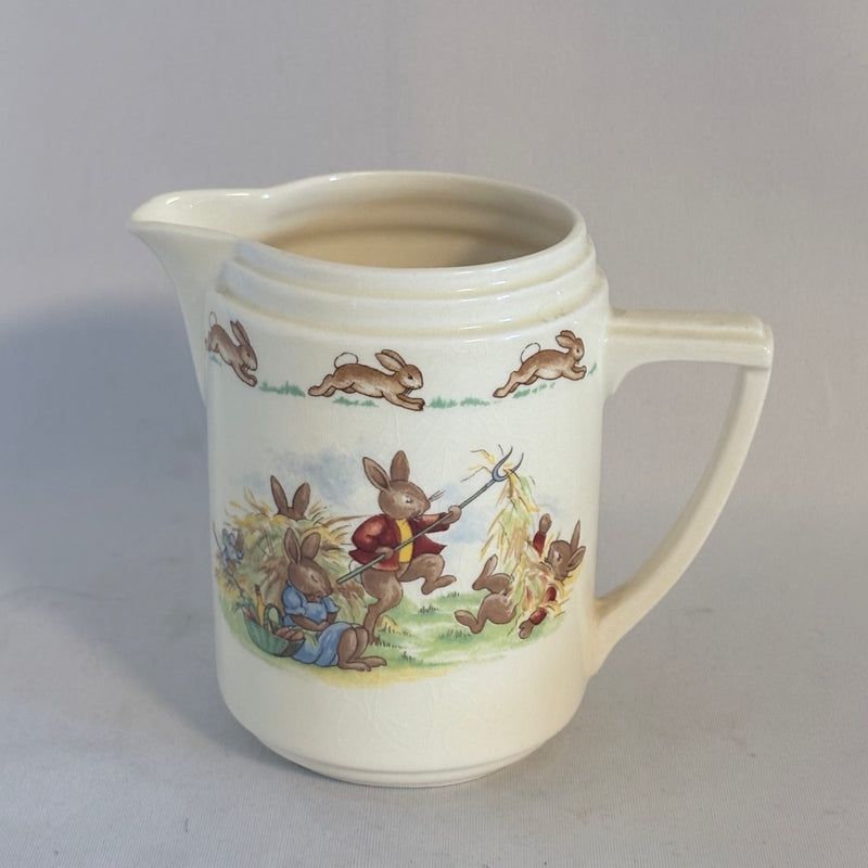 Haymaking/Lunchbreak Casino Jug Royal Doulton Bunnykins