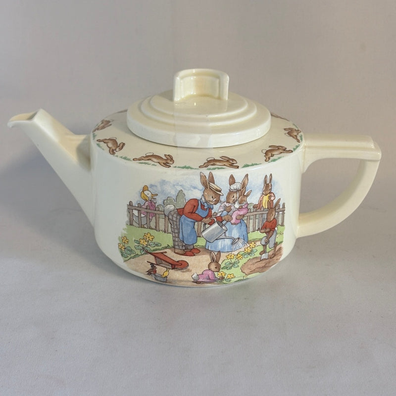 Watering the Flowers Tea Pot Royal Doulton Bunnykins