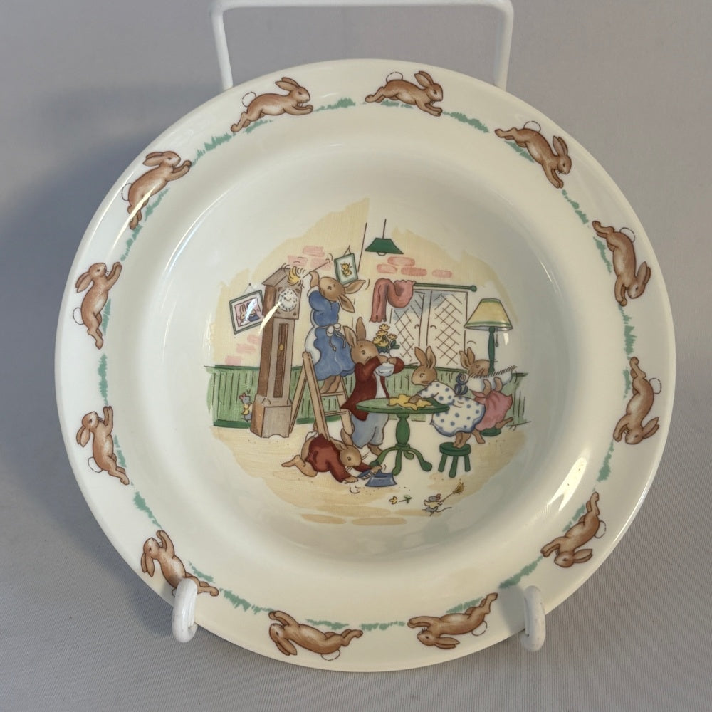 Spring Cleaning Jaffa Bowl Royal Doulton Bunnykins