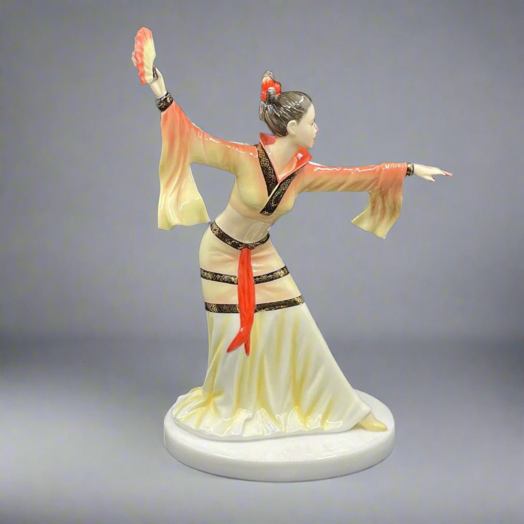 Royal Doulton Figurine Chinese Fan Dance HN5568 - William Cross