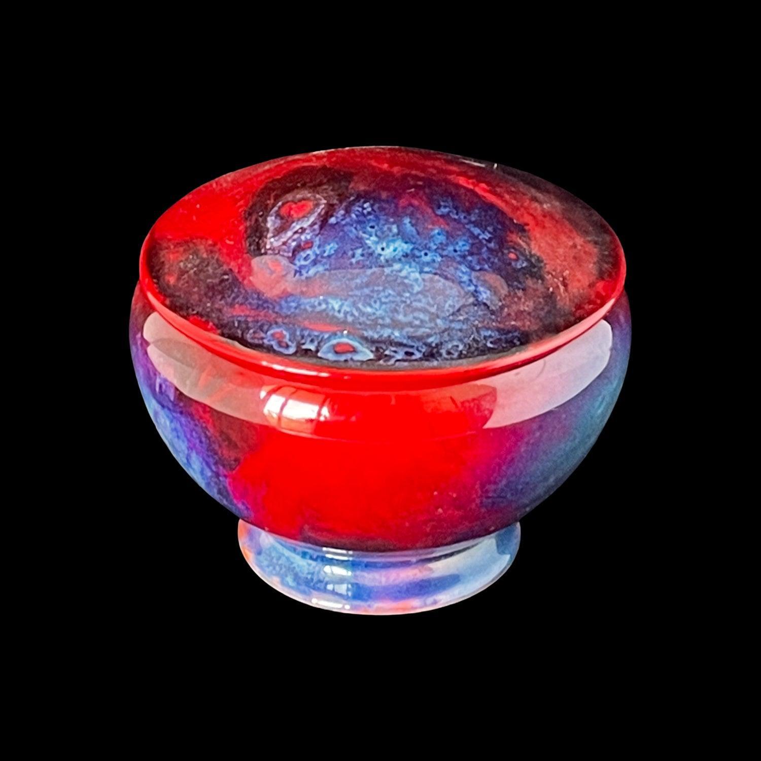Royal Doulton Flambe Sung Covered Box - William Cross